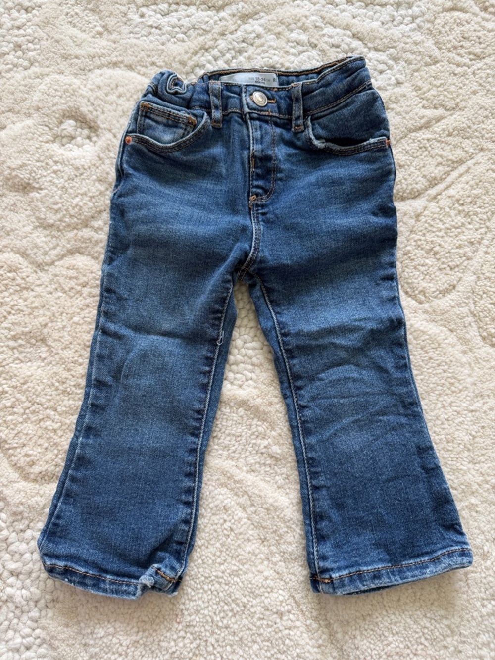 Zara Blue Denim Jeans - Straight Leg